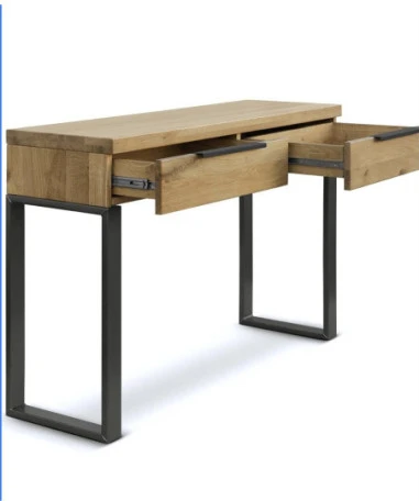 HUGO R 120cm Ąžuolinė konsolė : Apdaila - Be apdailos