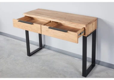 HUGO R 120cm Ąžuolinė konsolė : Apdaila - Be apdailos