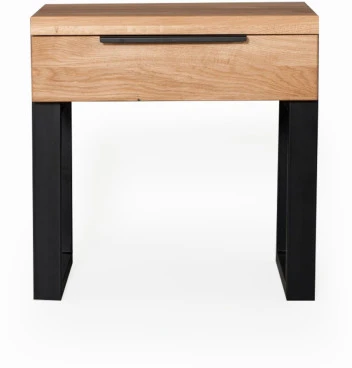 HUGO R 60cm Ąžuolinė spintelė : Apdaila - Be apdailos
