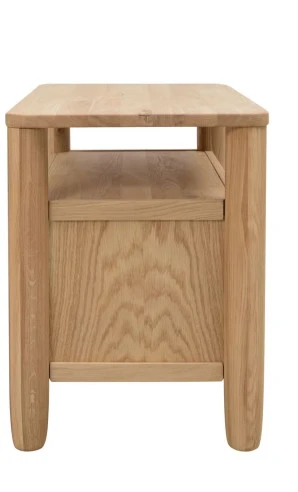 HYGGE 60cm Ąžuolinė spintelė prie lovos : Apdaila - Aliejuota bespalviu aliejumi su kietaisiais vaškais