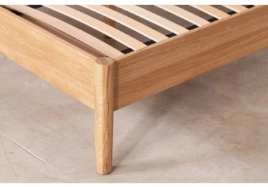 HYGGE WOODEN 200 ĄŽUOLINĖ LOVA : Apdaila - Aliejuota bespalviu linų sėmenų aliejumi, Čiužinio dydis - 200x200cm