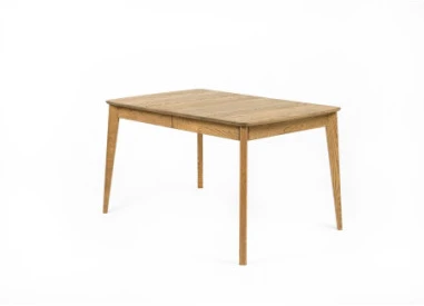 ISKU 130-177,5-225X90cm ąžuolinis, du kartus prasiilginantis stalas : Apdaila - Aliejuota bespalviu aliejumi su kietaisiais vaškais