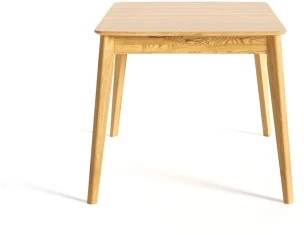 ISKU 140-185x80 ąžuolinis, prasiilginantis stalas : Apdaila - Be apdailos