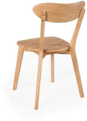 ISKU WOODEN pilnai ąžuolinė kėdė : Apdaila - Be apdailos