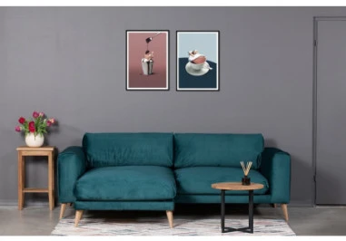 LOFT Ø50 ąžuolinis apvalus žurnalinis staliukas : Apdaila - Be apdailos, Aukštis - 47cm