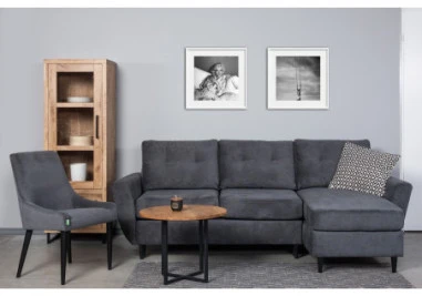LOFT Ø60 ąžuolinis apvalus žurnalinis staliukas : Apdaila - Aliejuota bespalviu linų sėmenų aliejumi, Aukštis - 44cm