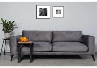 LOFT Juodas pusbario (60cm) taburetė