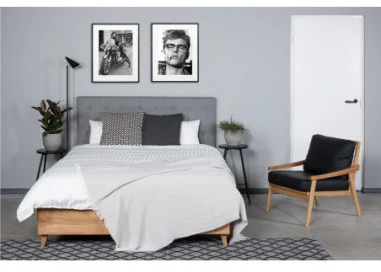 LOFT Juodas pusbario (60cm) taburetė