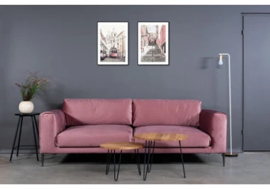 LOFT Juodas pusbario (60cm) taburetė