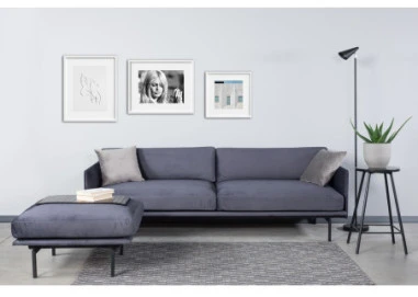 LOFT Juodas pusbario (60cm) taburetė
