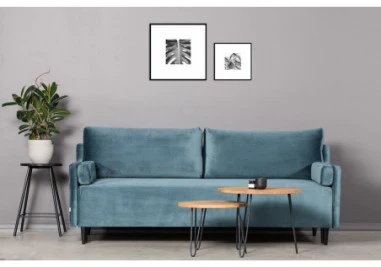 LOFT Juodas pusbario (60cm) taburetė
