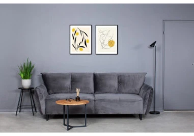 LOFT Juodas pusbario (60cm) taburetė