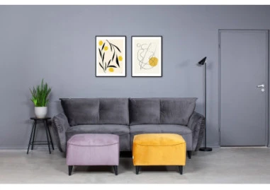 LOFT Juodas pusbario (60cm) taburetė