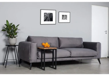 LOFT Juodas pusbario (65cm) taburetė