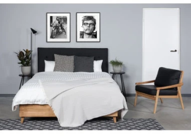 LOFT Juodas pusbario (65cm) taburetė