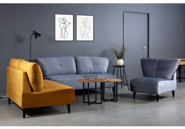 LOFT Juodas pusbario (65cm) taburetė