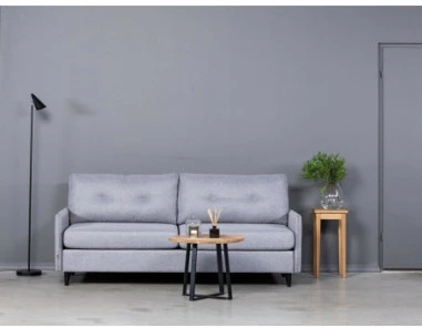 LOFT R Ø60 ąžuolinis apvalus žurnalinis staliukas : Aukštis - 44cm