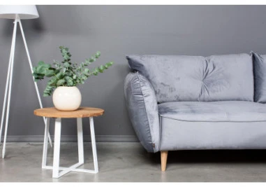 LOFT R Baltas Ø60 ąžuolinis apvalus žurnalinis staliukas : Apdaila - Be apdailos, Aukštis - 47cm