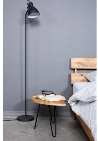 MOON EASY 50cm ąžuolinis šoninis staliukas : Apdaila - Be apdailos