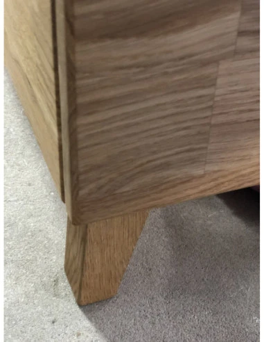 OAK BASE 200 Ąžuolinė Lova : Apdaila - Be apdailos