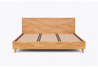 OAK BASE 200 Ąžuolinė Lova : Apdaila - Be apdailos