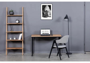 SELECT 110X60 ąžuolinis darbo stalas : Apdaila - Be apdailos