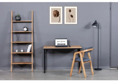 SELECT 110X60 ąžuolinis darbo stalas : Apdaila - Be apdailos