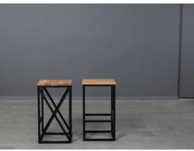 SELECT (62,5cm) taburetė / staliukas : Apdaila - Be apdailos