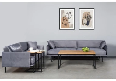 SELECT ąžuolinis 35x45x65 šoninis staliukas : Apdaila - Aliejuota bespalviu linų sėmenų aliejumi