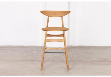 SOLO WOODEN (70cm) pilnai ąžuolinė baro kėdė : Apdaila - Aliejuota bespalviu linų sėmenų aliejumi