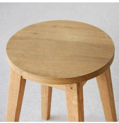 STOOL ąžuolinė taburetė : Apdaila - Be apdailos