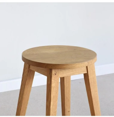 STOOL ąžuolinė taburetė : Apdaila - Be apdailos