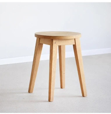 STOOL ąžuolinė taburetė : Apdaila - Be apdailos