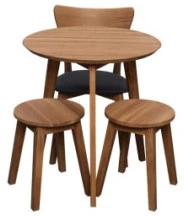 STOOL ąžuolinė taburetė : Apdaila - Be apdailos