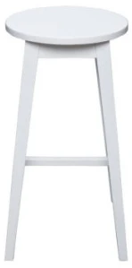 STOOL Baltas ąžuolinė baro (69cm) taburetė