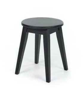 STOOL Juodas ąžuolinė taburetė