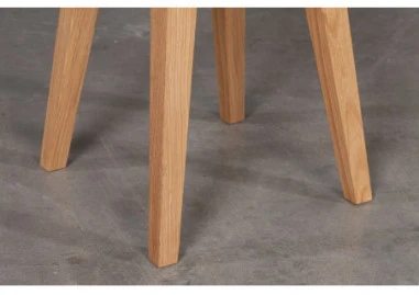 STOOL Juodas TOP ąžuolinė taburetė