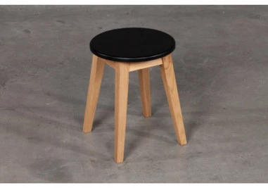 STOOL Juodas TOP ąžuolinė taburetė