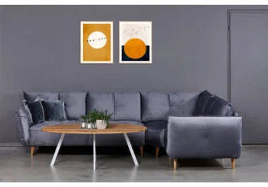 TORI ELIPSE Baltas 140X90 ąžuolinis ovalus žurnalinis staliukas baltomis kojomis : Apdaila - Be apdailos, Aukštis - 50cm