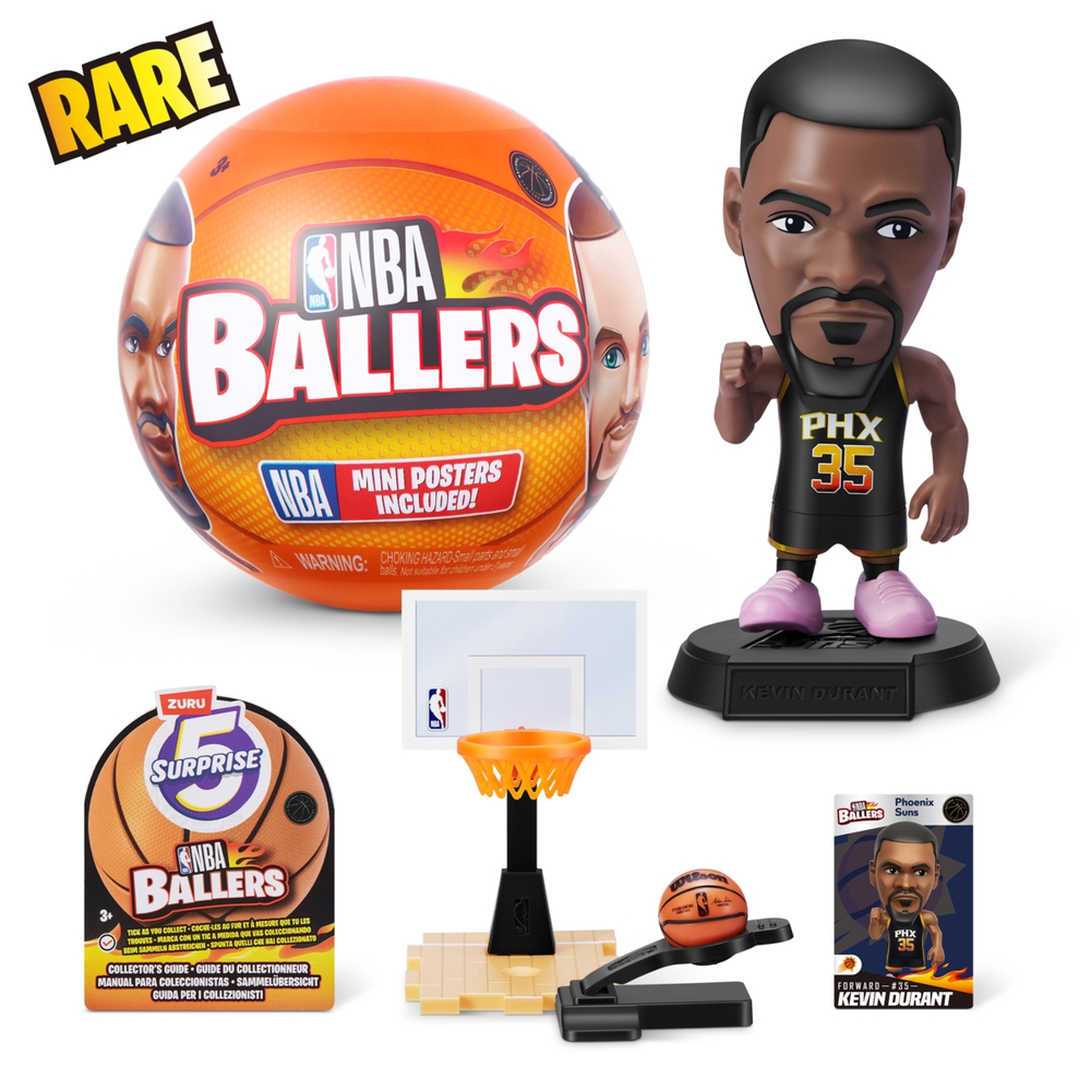 5 SURPRISE miniatiūrų rinkinys NBA Ballers, 1 serija, 77490GQ9