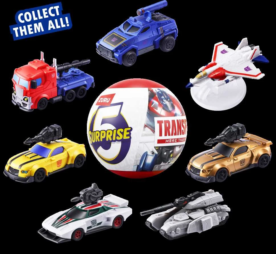 5Surprise 5 SURPRISE miniatiūrų rinkinys Transformers, asort., 77687GQ2