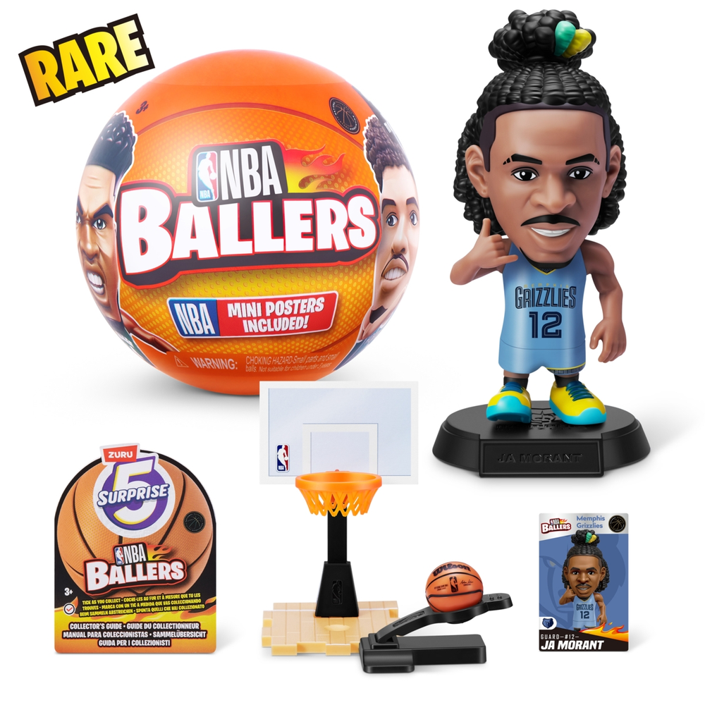 5 SURPRISE miniatiūrų rinkinys NBA Ballers, 1 serija, 77490GQ9