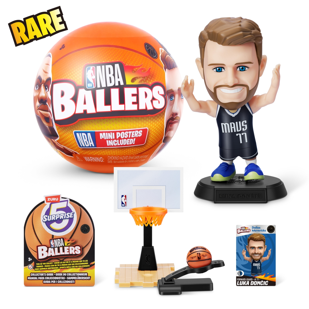 5 SURPRISE miniatiūrų rinkinys NBA Ballers, 1 serija, 77490GQ9