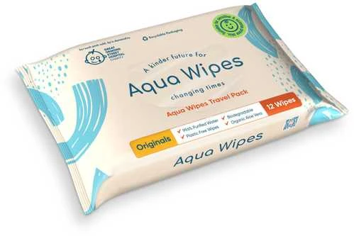 Aqua Water Wipes Aqua Vanduo Wipes AQUA WIPES drėgnos servetėlės 64 vnt. AQW64F