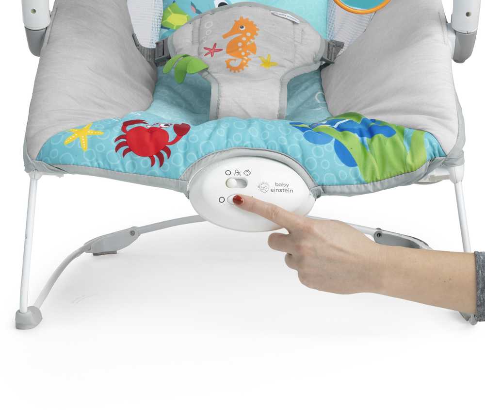 Baby Einstein Ocean BABY EINSTEIN grojantis gultukas KICK TO IT Neptune, 0 - 6 mėn., Mėlynas, 13102