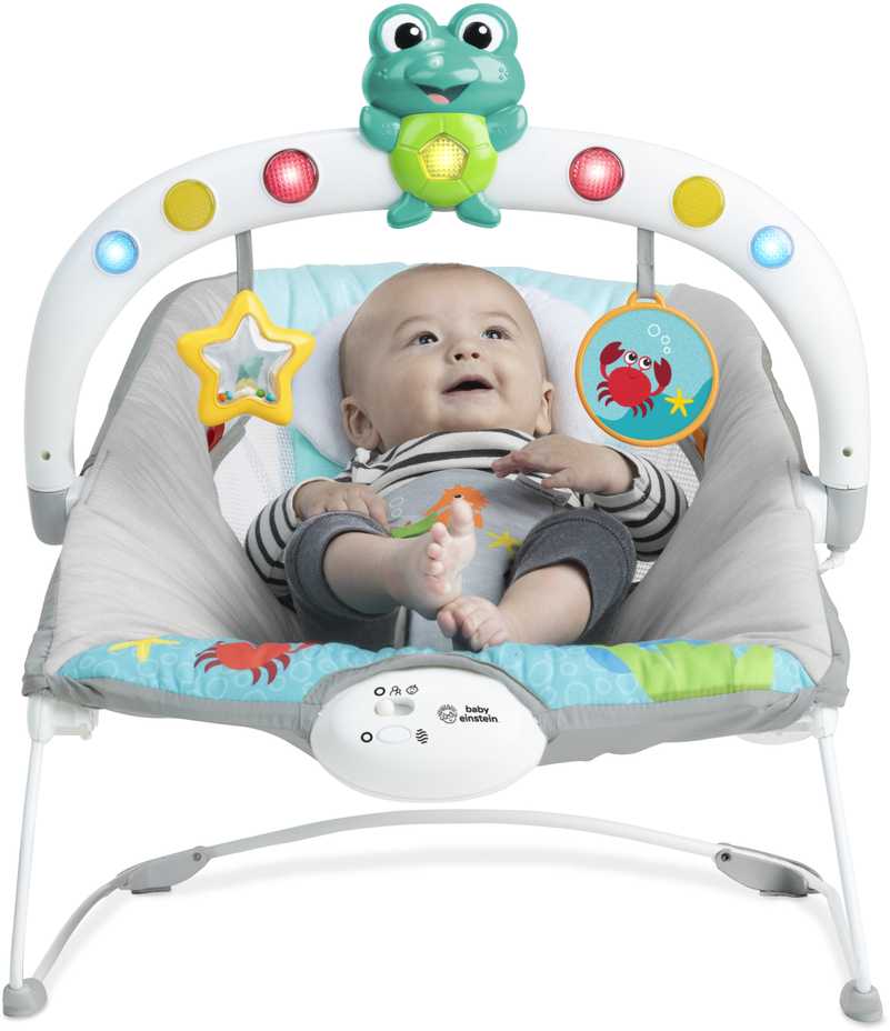 Baby Einstein Ocean BABY EINSTEIN grojantis gultukas KICK TO IT Neptune, 0 - 6 mėn., Mėlynas, 13102