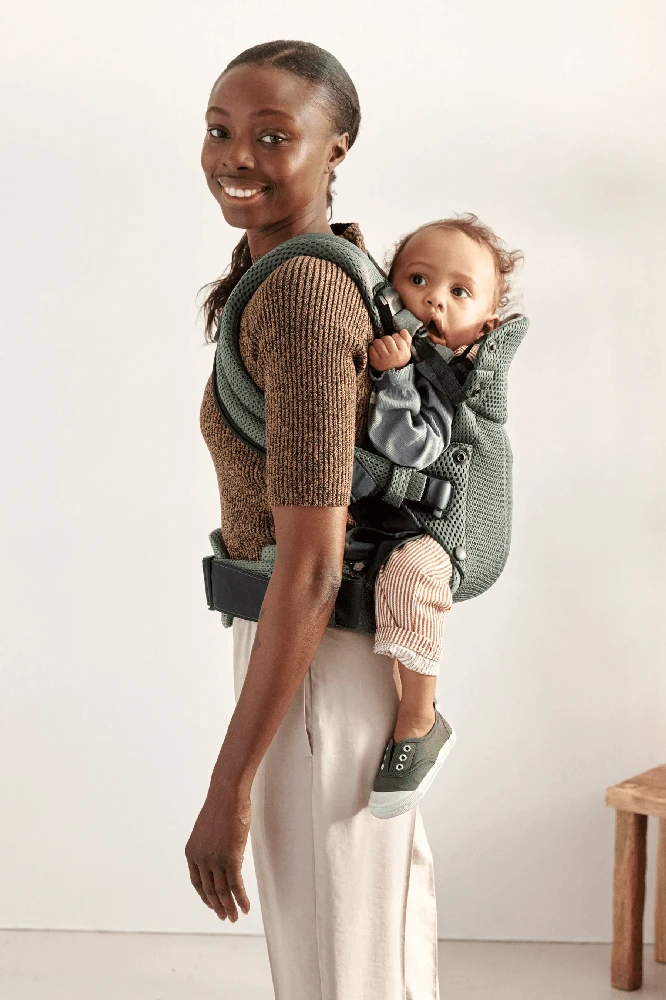 BABYBJORN nešioklė HARMONY 3D Mesh, Dark žalias, 088047