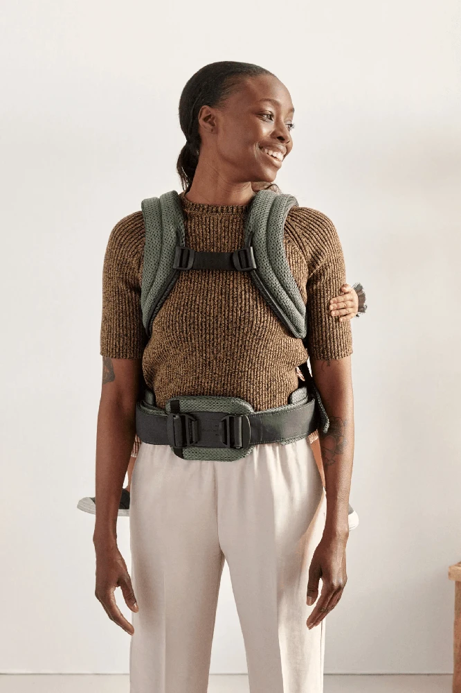 BABYBJORN nešioklė HARMONY 3D Mesh, Dark žalias, 088047