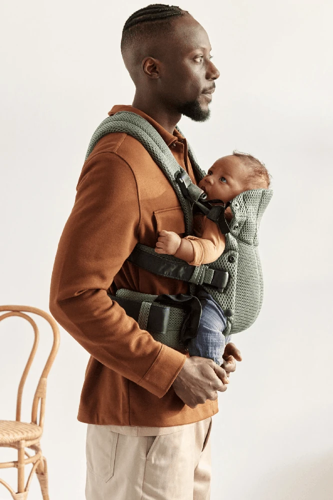 BABYBJORN nešioklė HARMONY 3D Mesh, Dark žalias, 088047