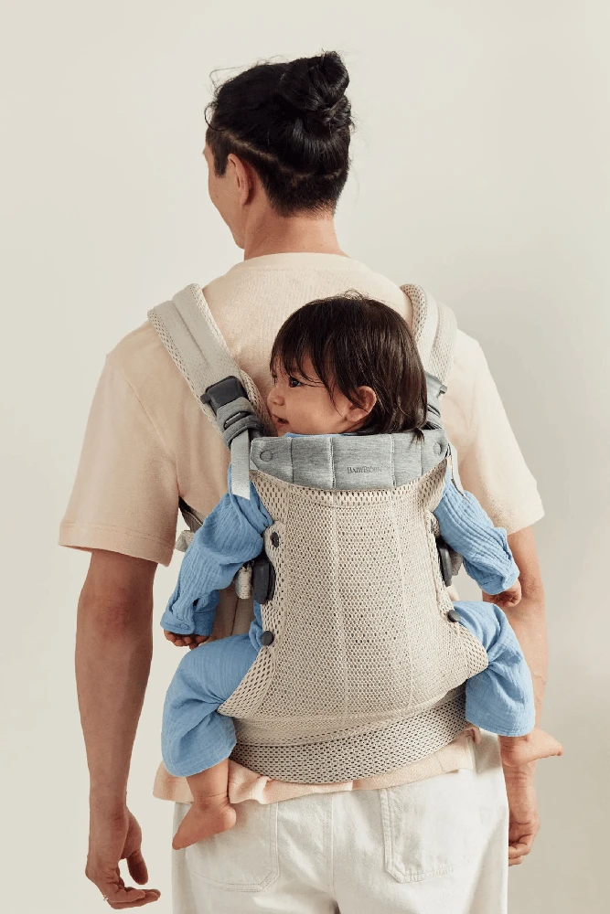 BABYBJORN nešioklė HARMONY 3D Mesh, Kreminis, 088088